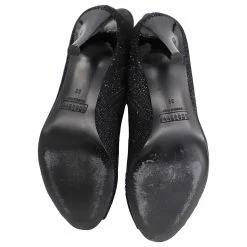 Autre Marque Fratelli Rossetti Metallic Open Toe Pointed Boots In Black Leather -winter shoes Sales 2023 494876 6