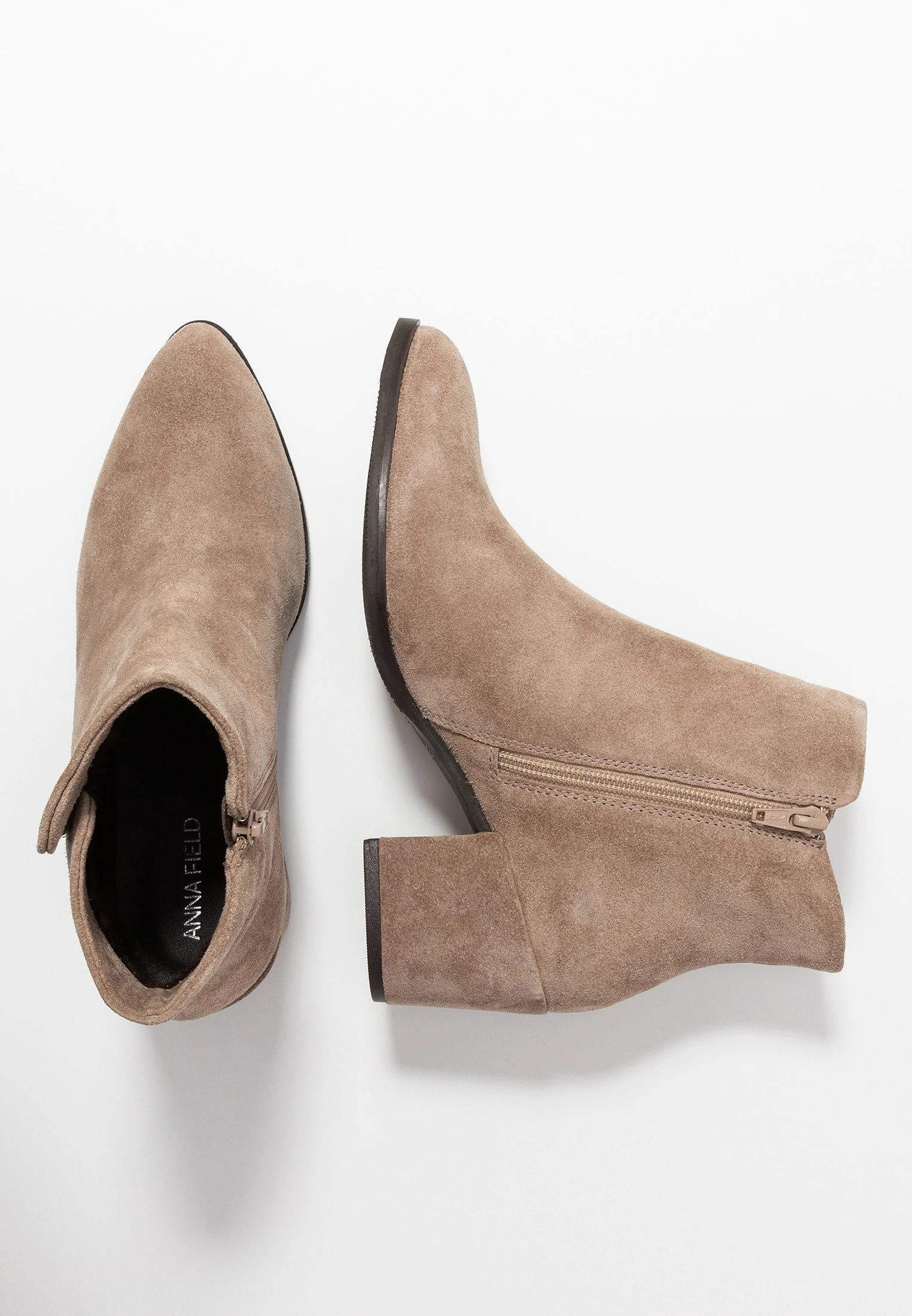 Anna Field Leather- Ankle Boots - Beige 4 Anna Field Leather- Ankle Boots - Beige - Image 4