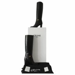Celine Céline Claude Black Leather Boots -winter shoes Sales 2023 502482 8