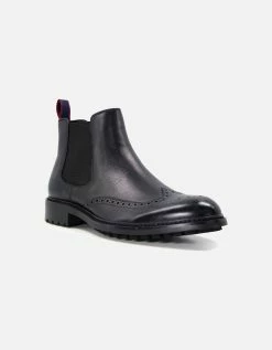 Dune London Dune Mens CHECK Leather Chelsea Brogue Boots 8 Dune London Dune Mens CHECK Leather Chelsea Brogue Boots -winter shoes Sales 2023 51072039 Zoom