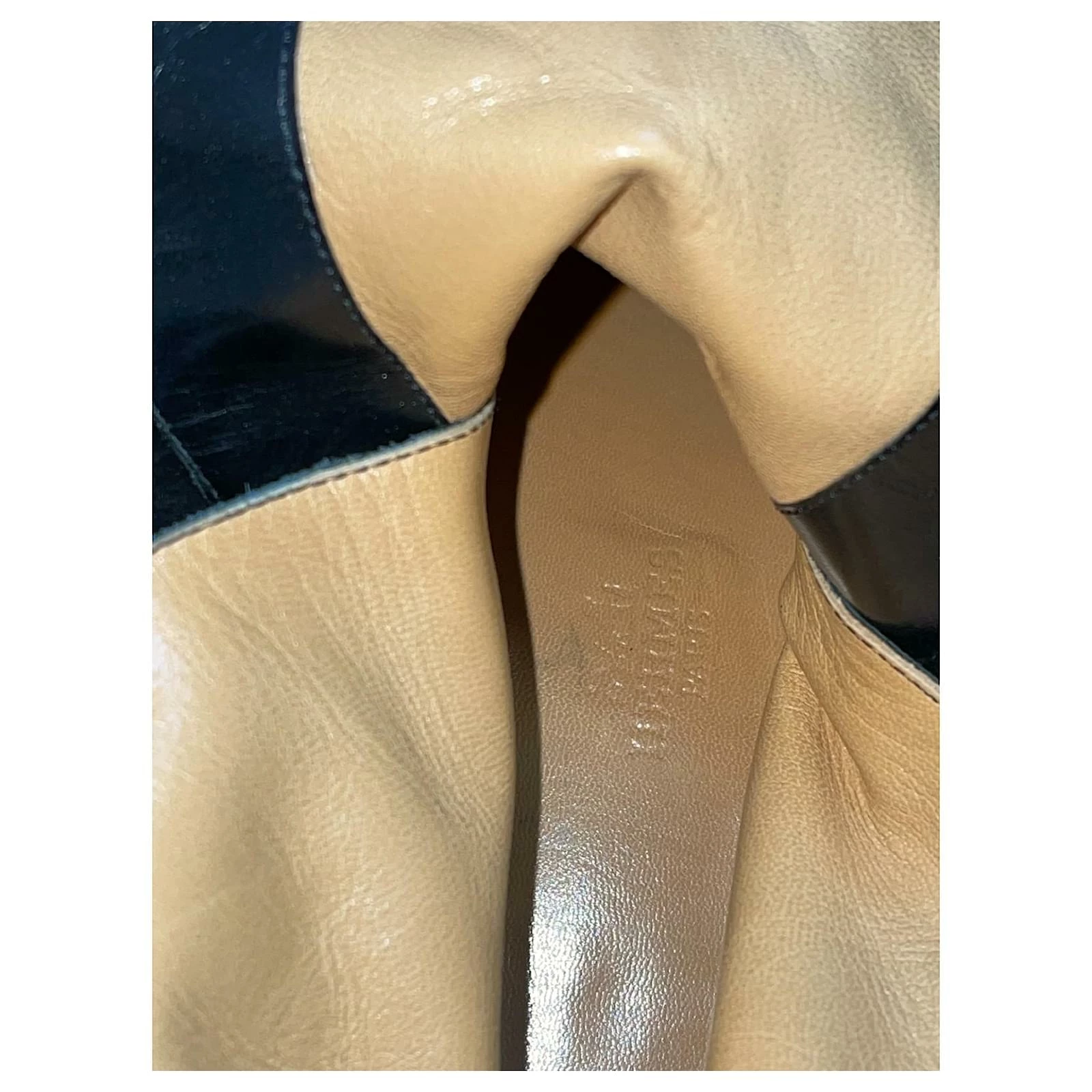 Hermès HERMES Black Leather Ankle Boots 6 Hermès HERMES Black Leather Ankle Boots - Image 6