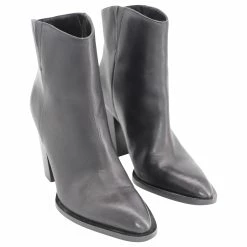 Vince Erving Ankle Boots In Black Leather 12 Vince Erving Ankle Boots In Black Leather -winter shoes Sales 2023 527096 5