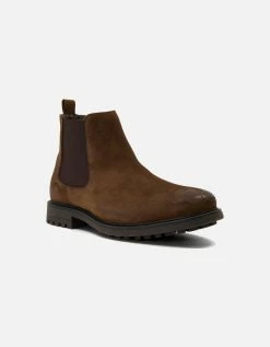 Dune London Dune Mens COLDESTT Warm-Lined Suede Chelsea Boots