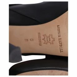 Loeffler Randall Wendy Sock Boots In Black Leather -winter shoes Sales 2023 530185 6