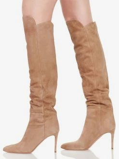 Women's Knee High Boots Suede Stiletto Heel Knee Length Boots -winter shoes Sales 2023 5343ffb8 d068 4cd0 8a22 05f69106fc55