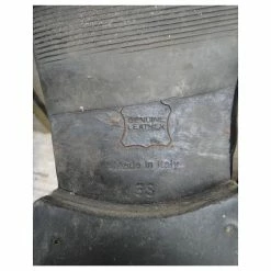 Autre Marque All Leather Laced Ankle Boots Made In Italy P 38 Black -winter shoes Sales 2023 536909 7