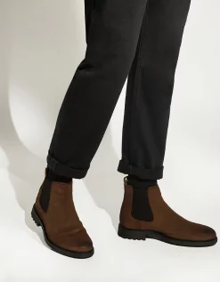 Dune London Dune Mens COLDESTT Warm-Lined Suede Chelsea Boots -winter shoes Sales 2023 54483680 Zoom