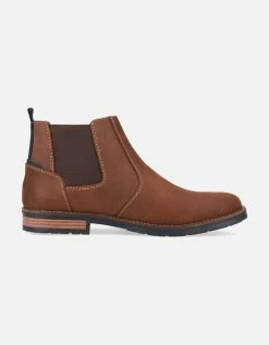 Rieker 14651-22 Harry Men's Chelsea Boots In Brown