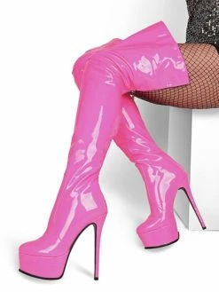 Over The Knee Boots Leather Platform Round Toe Bright Leather Zip Up High Heel Thigh High Boots 11 Over The Knee Boots Leather Platform Round Toe Bright Leather Zip Up High Heel Thigh High Boots -winter shoes Sales 2023 55b64daf c37b 4dad a490 c52011ff36e7