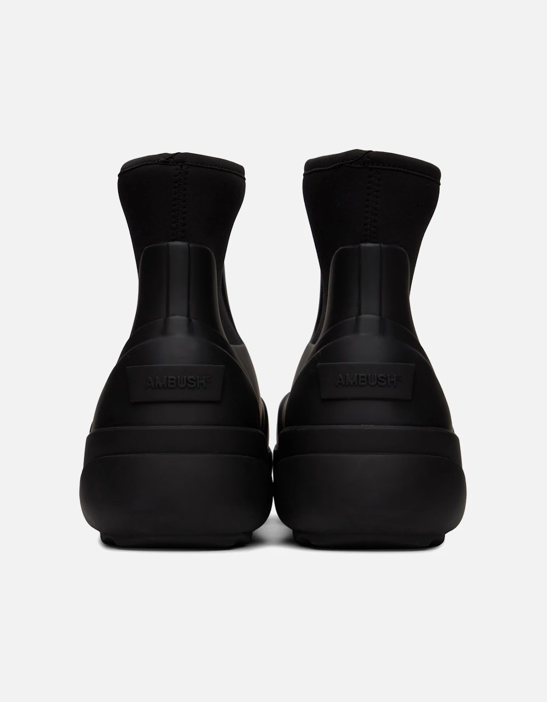 AMBUSH Black Rubber Chelsea Boots 5 AMBUSH Black Rubber Chelsea Boots - Image 5
