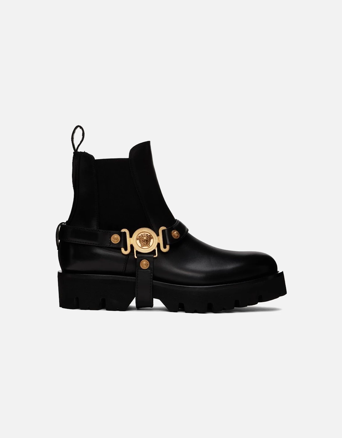 Versace Black Medusa Biggie Chelsea Boots 5 Versace Black Medusa Biggie Chelsea Boots - Image 5