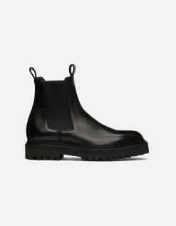 Officine Creative Black Pistols 3 Chelsea Boots