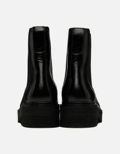 Marni Black Shiny Chelsea Boots