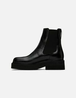 Marni Black Shiny Chelsea Boots -winter shoes Sales 2023 56572224 Zoom