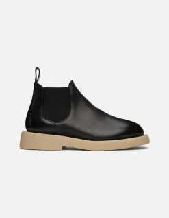 Marsèll Black Gomme Beatles Chelsea Boots
