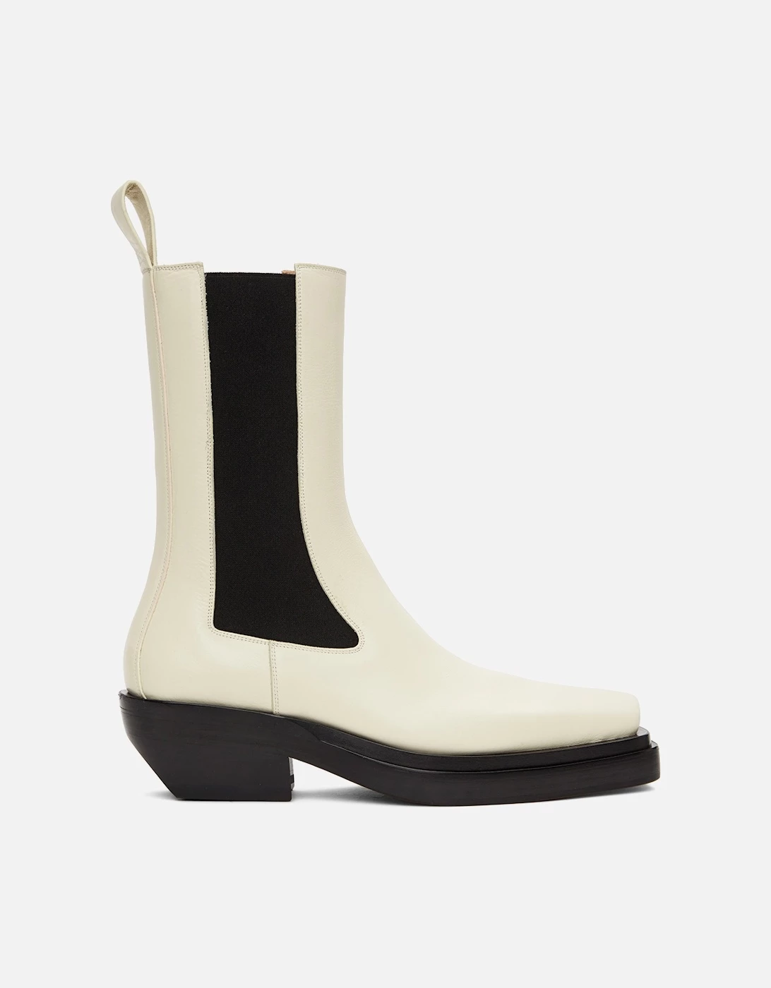 Bottega Veneta Off-White 'The Lean' Chelsea Boots 1 Bottega Veneta Off-White 'The Lean' Chelsea Boots