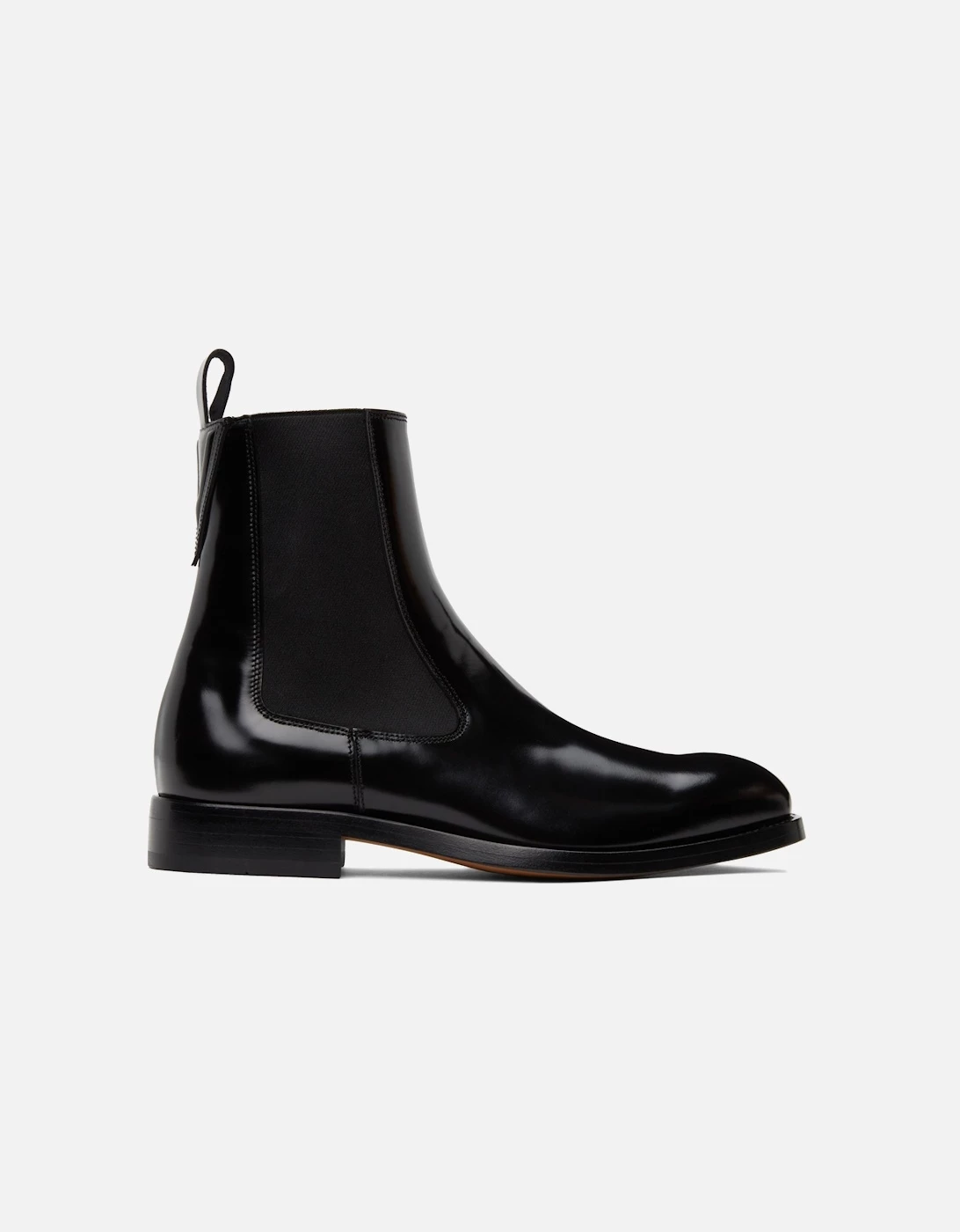 Versace Black Polished Chelsea Boots 1 Versace Black Polished Chelsea Boots