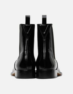 Versace Black Polished Chelsea Boots 7 Versace Black Polished Chelsea Boots -winter shoes Sales 2023 56662093 Zoom