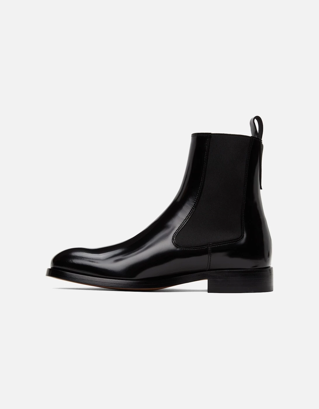 Versace Black Polished Chelsea Boots 4 Versace Black Polished Chelsea Boots - Image 4