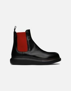 Alexander McQueen Black Hybrid Chelsea Boots