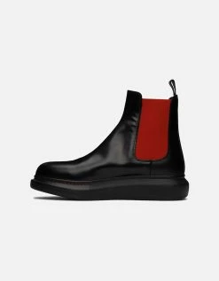Alexander McQueen Black Hybrid Chelsea Boots -winter shoes Sales 2023 56662872 Zoom
