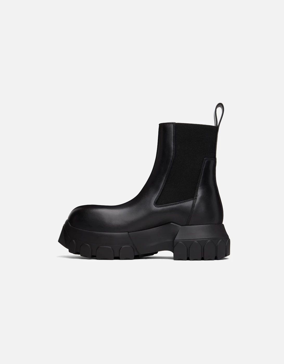 Rick Owens Black Beatle Bozo Tractor Chelsea Boots 1 Rick Owens Black Beatle Bozo Tractor Chelsea Boots