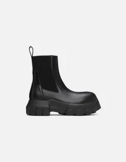 Rick Owens Black Beatle Bozo Tractor Chelsea Boots 7 Rick Owens Black Beatle Bozo Tractor Chelsea Boots -winter shoes Sales 2023 56674015 Zoom