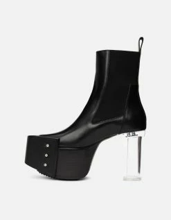 Rick Owens Black Beveled Platform Chelsea Boots 8 Rick Owens Black Beveled Platform Chelsea Boots -winter shoes Sales 2023 56683707 Zoom