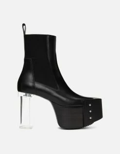 Rick Owens Black Beveled Platform Chelsea Boots 9 Rick Owens Black Beveled Platform Chelsea Boots -winter shoes Sales 2023 56683708 Zoom
