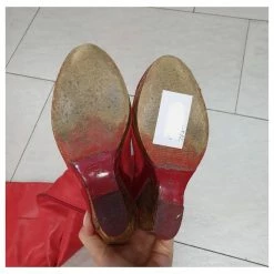 Chanel Red Paris Moscow Leather Over Knee Wadge Boots Dark Red -winter shoes Sales 2023 566979 6