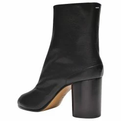 Maison Martin Margiela Ankle Boots Tabi H80 In Black Soft Vintage Leather -winter shoes Sales 2023 567852 3