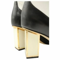 Diane Von Furstenberg Cainta Ankle Boots In White Leather -winter shoes Sales 2023 571320 9