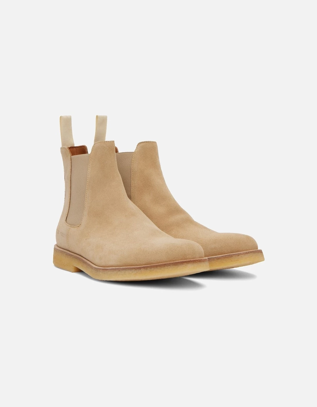 Common Projects Tan Suede Chelsea Boots 3 Common Projects Tan Suede Chelsea Boots - Image 3