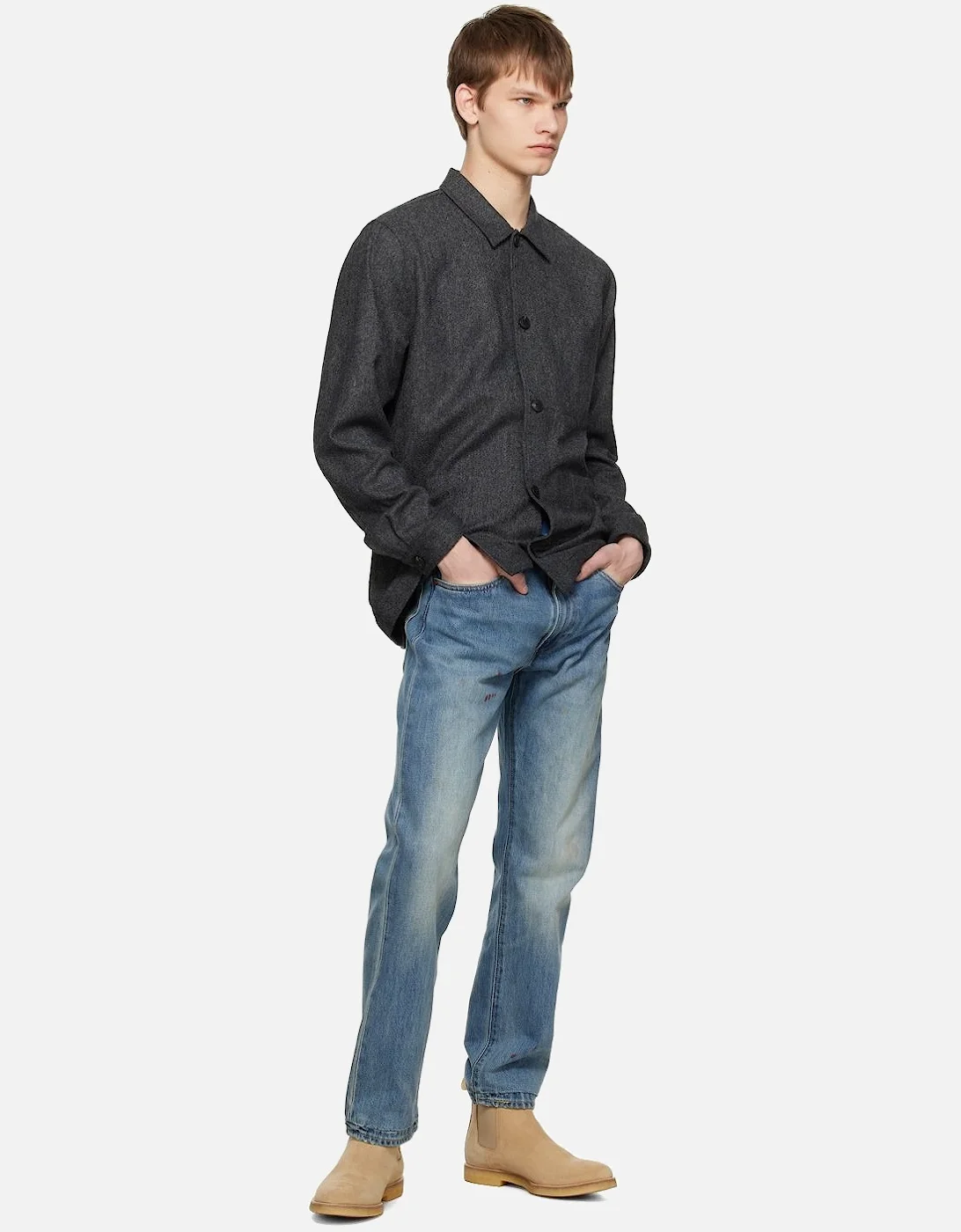 Common Projects Tan Suede Chelsea Boots 4 Common Projects Tan Suede Chelsea Boots - Image 4