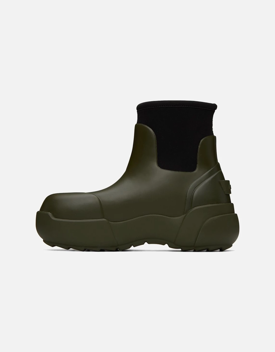 AMBUSH Khaki Rubber Chelsea Boots 1 AMBUSH Khaki Rubber Chelsea Boots
