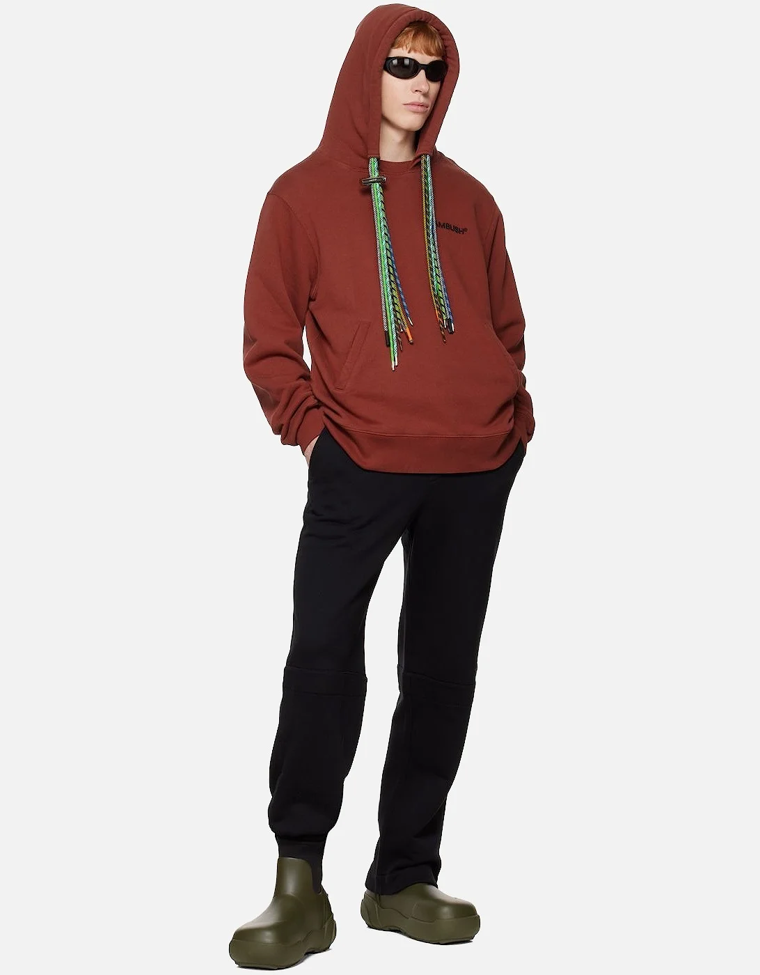 AMBUSH Khaki Rubber Chelsea Boots 5 AMBUSH Khaki Rubber Chelsea Boots - Image 5