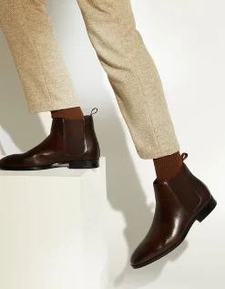Dune London Dune Mens MANTLE Almond-Toe Chelsea Boots -winter shoes Sales 2023 57648860 Zoom