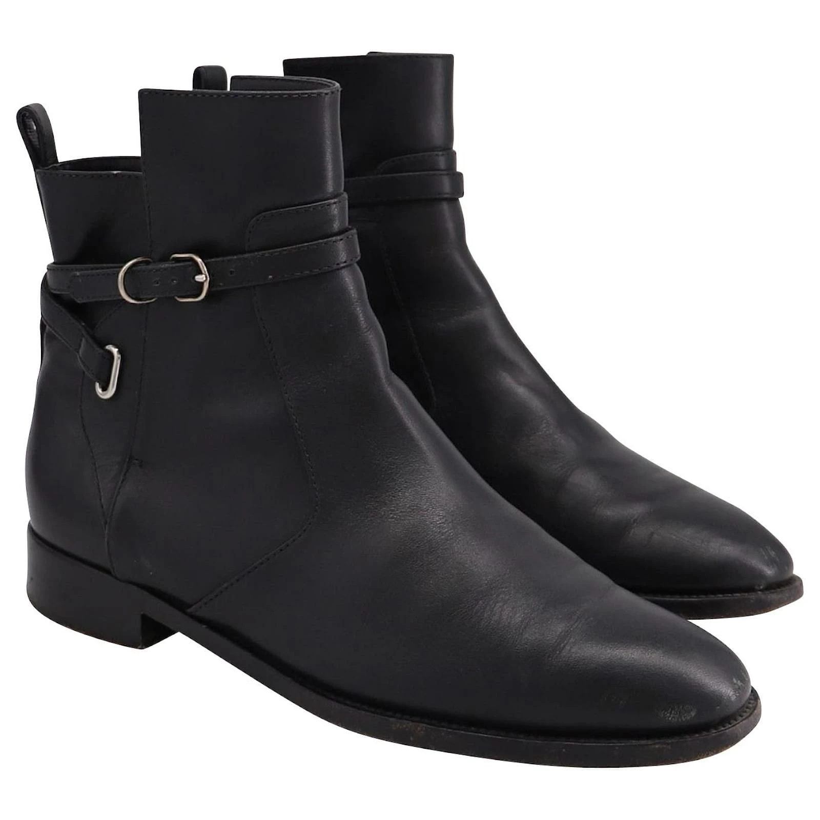 Balenciaga Papier Chelsea Ankle Boots In Black Leather 3 Balenciaga Papier Chelsea Ankle Boots In Black Leather - Image 3