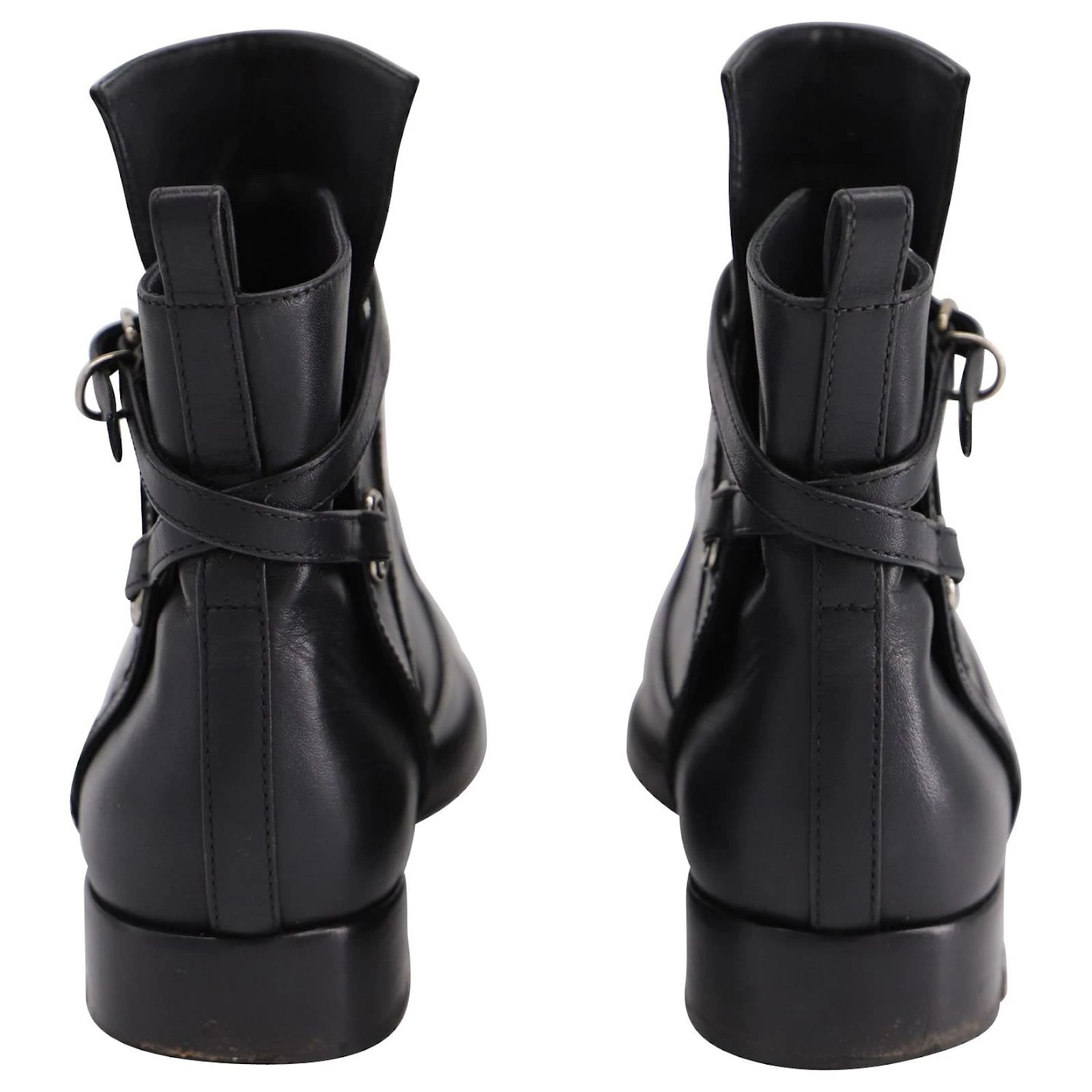 Balenciaga Papier Chelsea Ankle Boots In Black Leather 4 Balenciaga Papier Chelsea Ankle Boots In Black Leather - Image 4