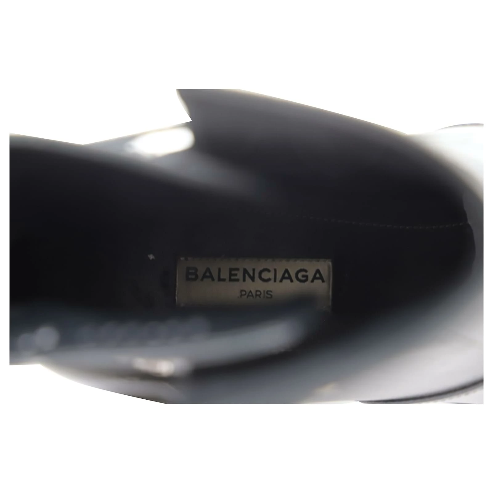 Balenciaga Papier Chelsea Ankle Boots In Black Leather 9 Balenciaga Papier Chelsea Ankle Boots In Black Leather - Image 9