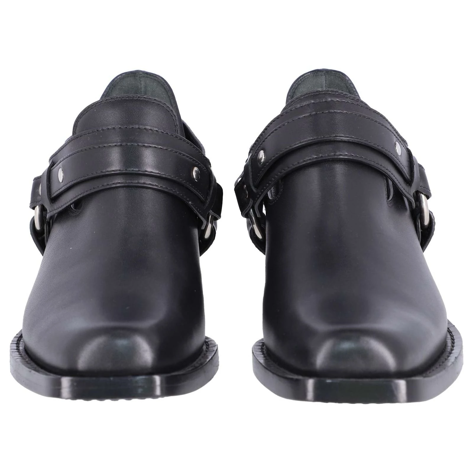Paco Rabanne Moto Ankle Boots In Black Calf Leather 3 Paco Rabanne Moto Ankle Boots In Black Calf Leather - Image 3