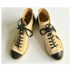 Chanel Leather Lace-up Boots Black Red Beige 14 Chanel Leather Lace-up Boots Black Red Beige -winter shoes Sales 2023 591253 5