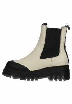 Steve Madden Myrtha - Platform Ankle Boots - Bone/Black