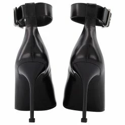 Alexander Mcqueen Black Boxcar Leather Boots With Silver Hardware Multiple Colors -winter shoes Sales 2023 596266 3