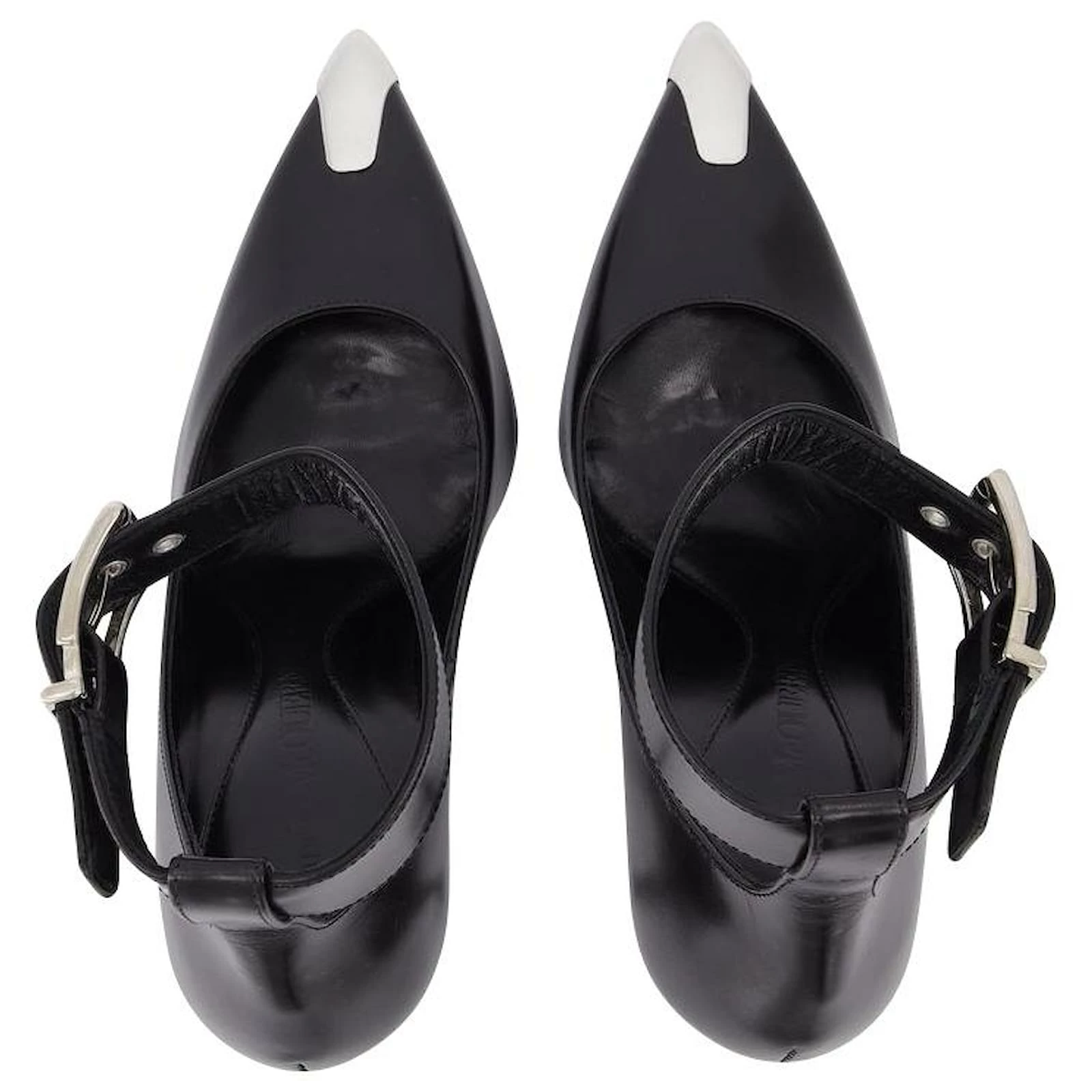 Alexander Mcqueen Black Boxcar Leather Boots With Silver Hardware Multiple Colors 4 Alexander Mcqueen Black Boxcar Leather Boots With Silver Hardware Multiple Colors - Image 4