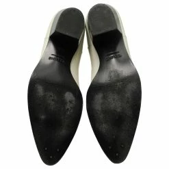 Céline Celine Chelsea Ankle Boots In White Ivory Leather Cream 15 Céline Celine Chelsea Ankle Boots In White Ivory Leather Cream -winter shoes Sales 2023 596991 7