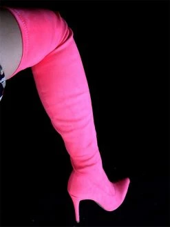 Women Over Knee Boots High Heel Stretch Boots Pointed Toe Thigh High Boots -winter shoes Sales 2023 598c752e ca4c 4015 88a8 712c2587fd60