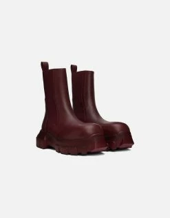Rick Owens Pink Edfu Beatle Bozo Tractor Chelsea Boots -winter shoes Sales 2023 59994243 Zoom