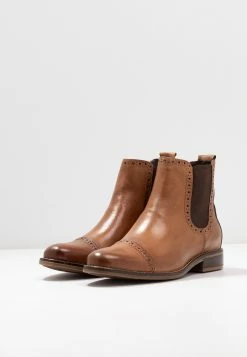 Anna Field Leather - Classic Ankle Boots - Cognac -winter shoes Sales 2023 5a219e6a8d4e4004bc09569f079435df