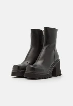 Lamoda Old Friend - High Heeled Ankle Boots - Black -winter shoes Sales 2023 5aad842ae21e435baeaaa32ec2a6e396